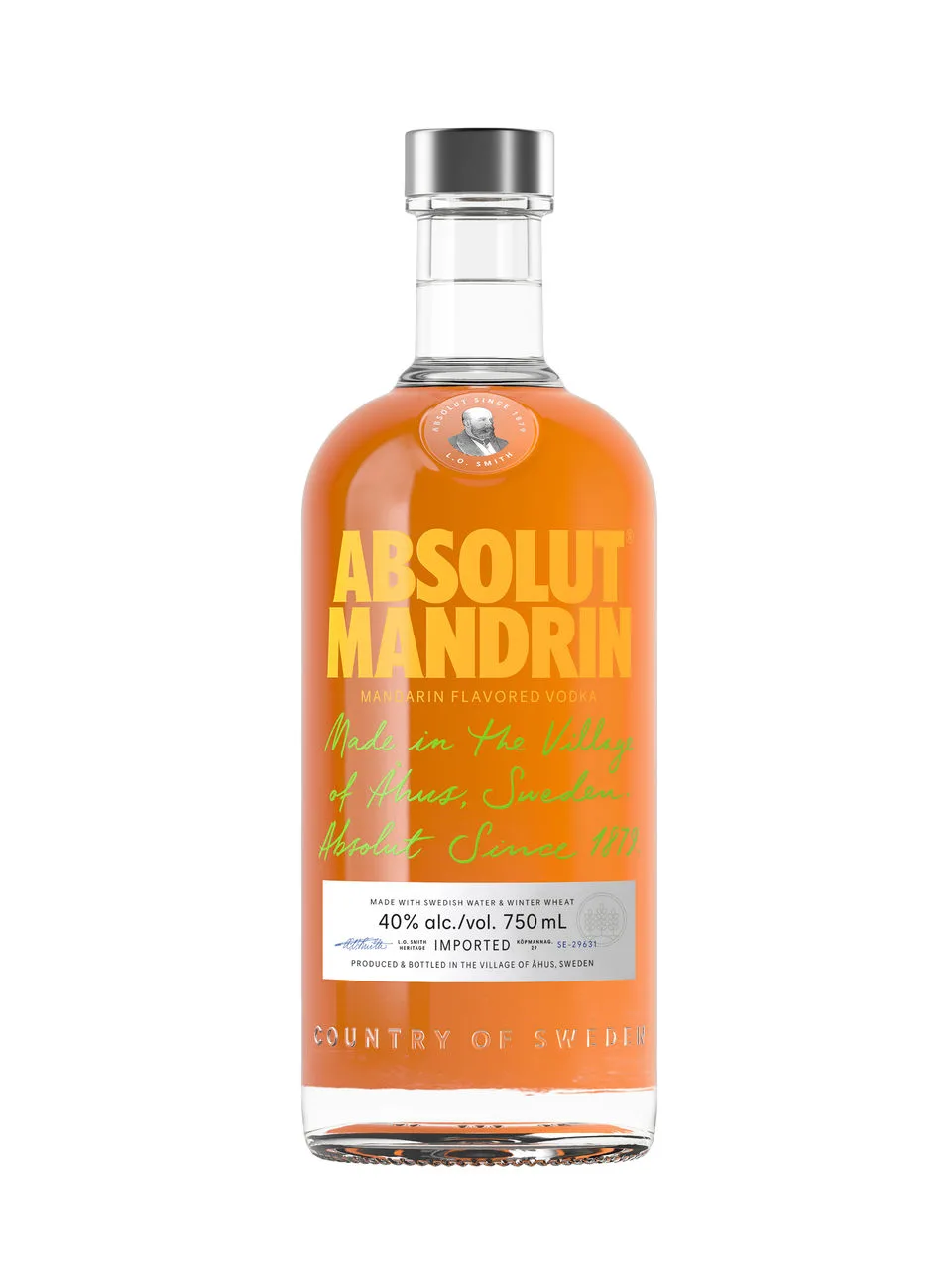 Absolut Mandrin Vodka 750ml
