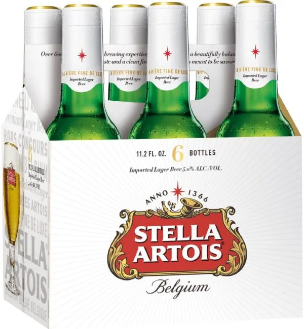 Stella Artois - 6 Pack Bottles