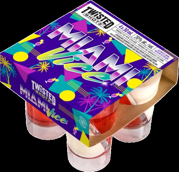 Miami Vice Twisted Shotz 4 Pack