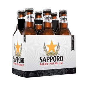Sapporo Canada-Sleeman 6 Pack Bottles