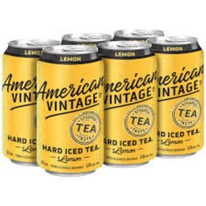 American Vintage Lemon Iced Tea - 6 pack cans