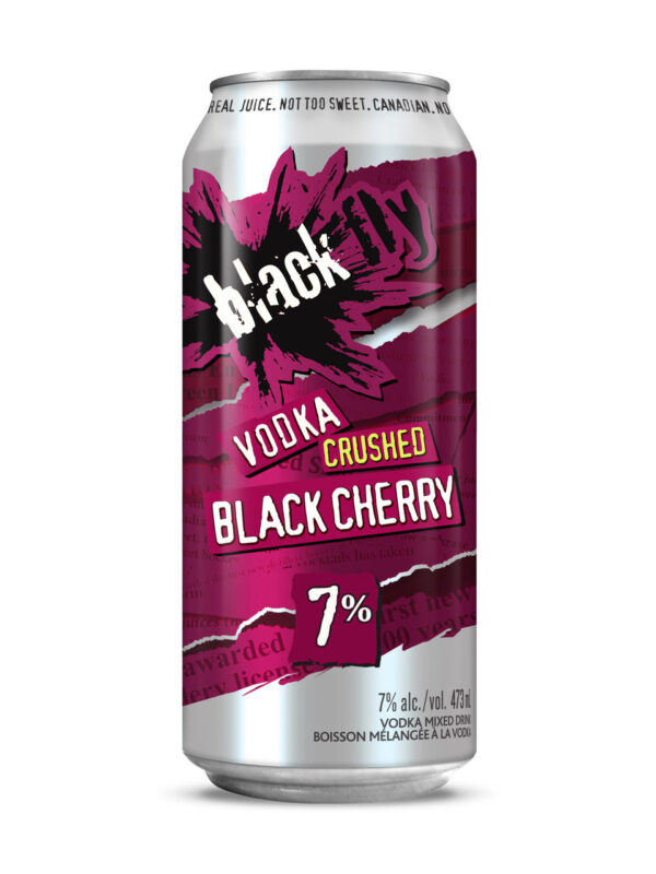 Black Fly Crushed Black Cherry - Single Can