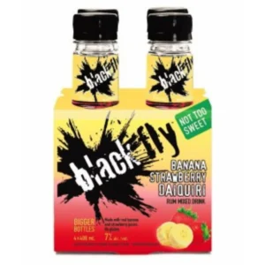 Black Fly Banana Strawberry Daiquiri - 4 pack bottle