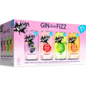 Black Fly Gin Fizz Mixer - 8 pack can