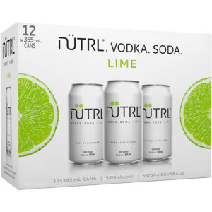 Nutrl Vodka Soda Lime - 12 pack can