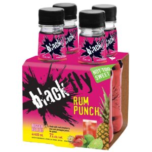 Black Fly Rum Punch - 4 pack bottle