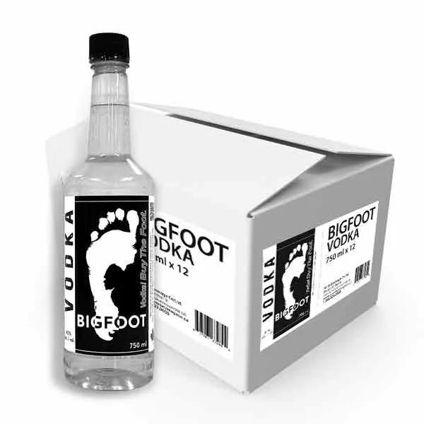 BIG FOOT VODKA 44% 750ML