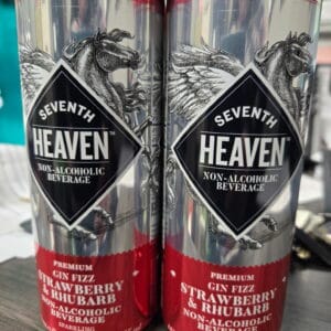 7TH HEAVEN NON ALCOHOLIC STRAWBERRY RHUBARB GIN FIZZ 4C