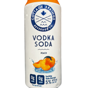 COTTAGE SPRINGS PEACH VODKA SODA 1C
