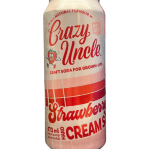 CRAZY UNCLE STRAWBERRY CREAM SODA 1C