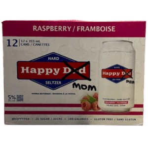 HAPPY DAD HARD SELTZER RASP 12C