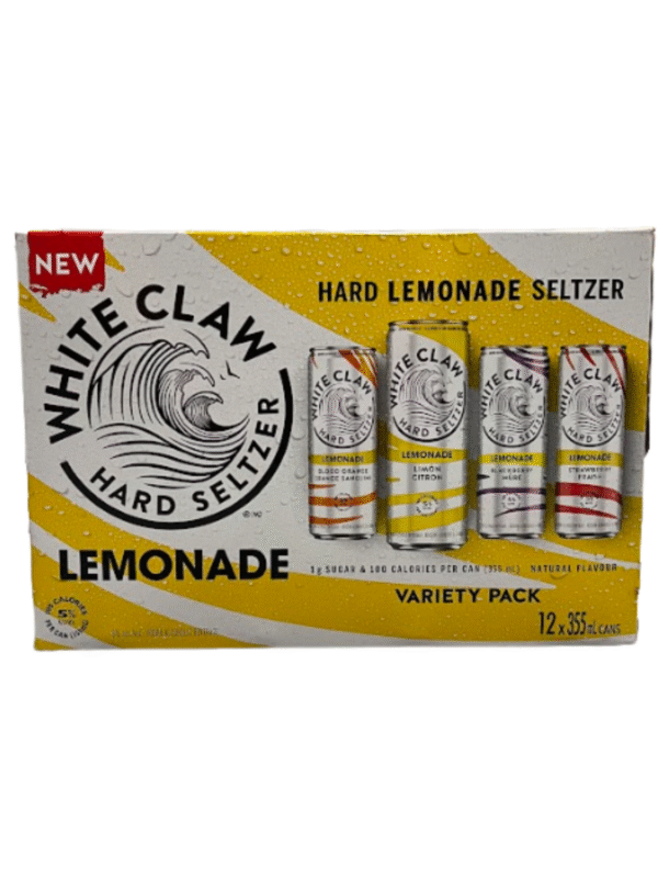 WHITE CLAW LEMONADE VRTY 12C