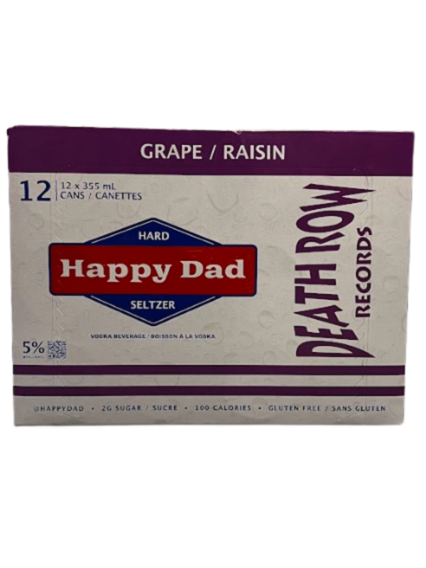 HAPPY DAD HARD SELTZER GRAPE 12C