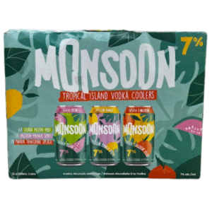 MONSOON VODKA TROPICAL 7% 12C