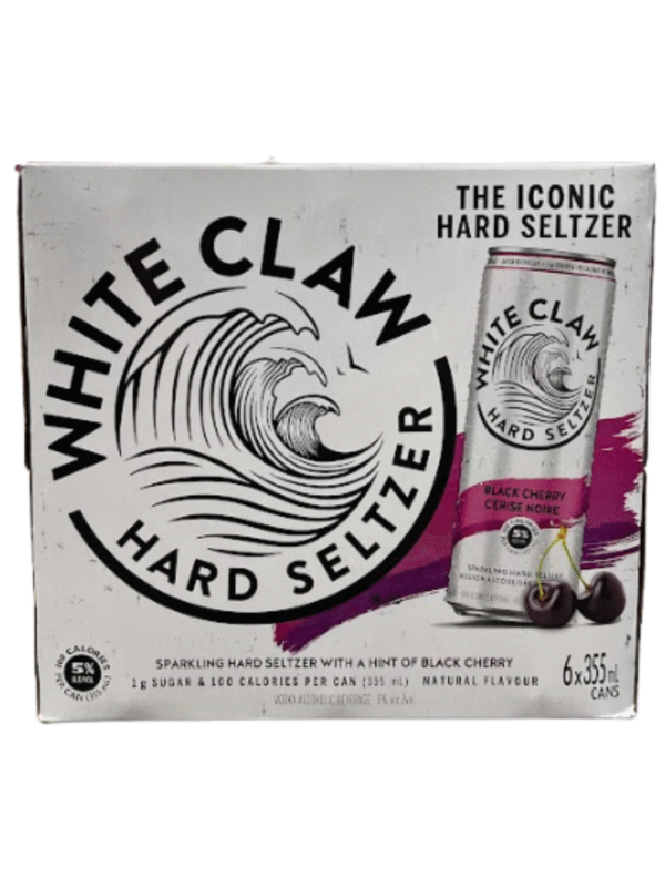 WHITE CLAW BLACK CHERRY 6C