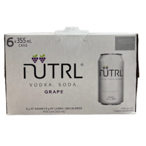 NUTRL VODKA SODA GRAPE 6C