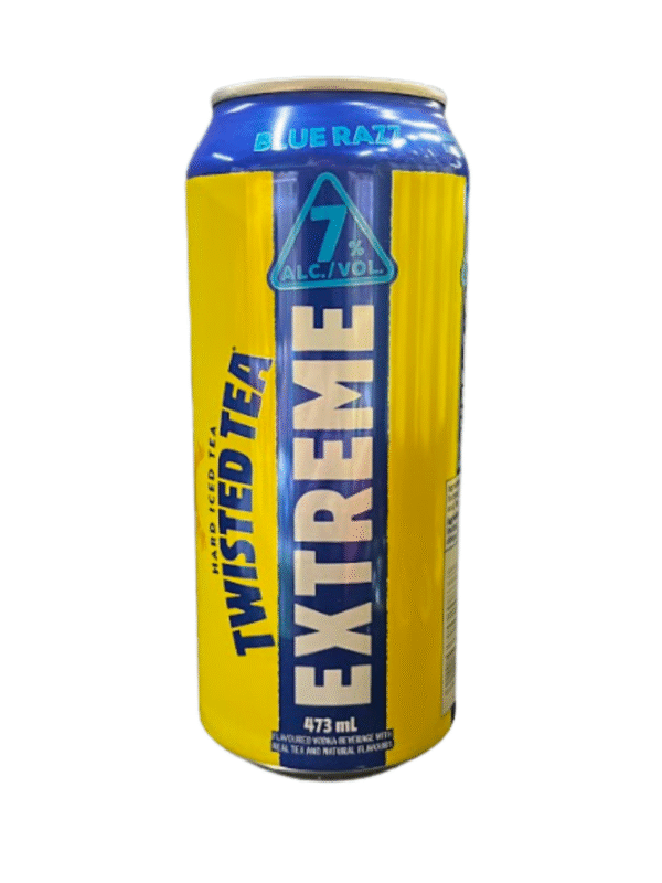 TWISTED TEA EXTREME BLUE RAZZ 473ML