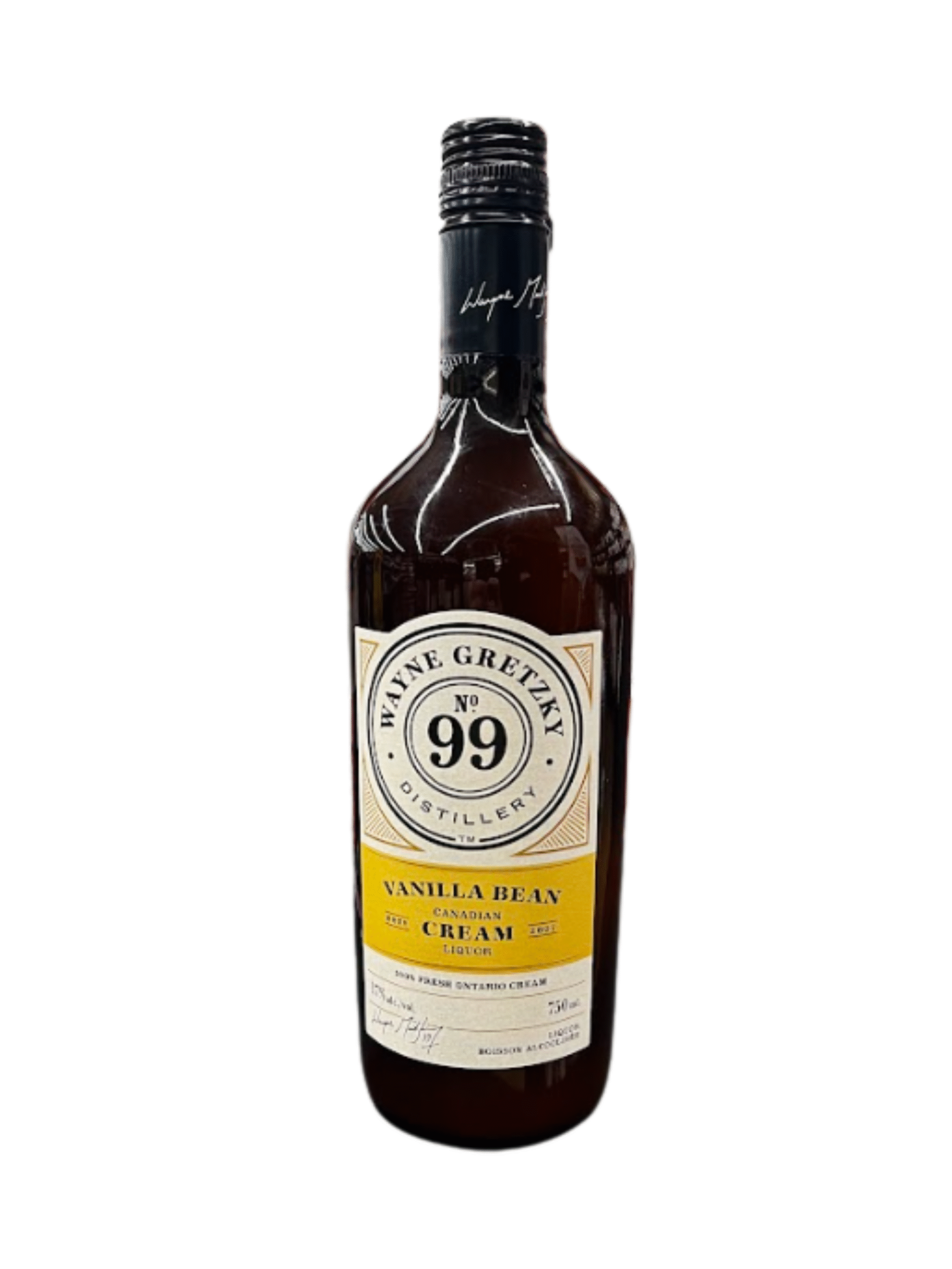 WAYNE GRETZKY VANILLA BEAN CREAM 750ML