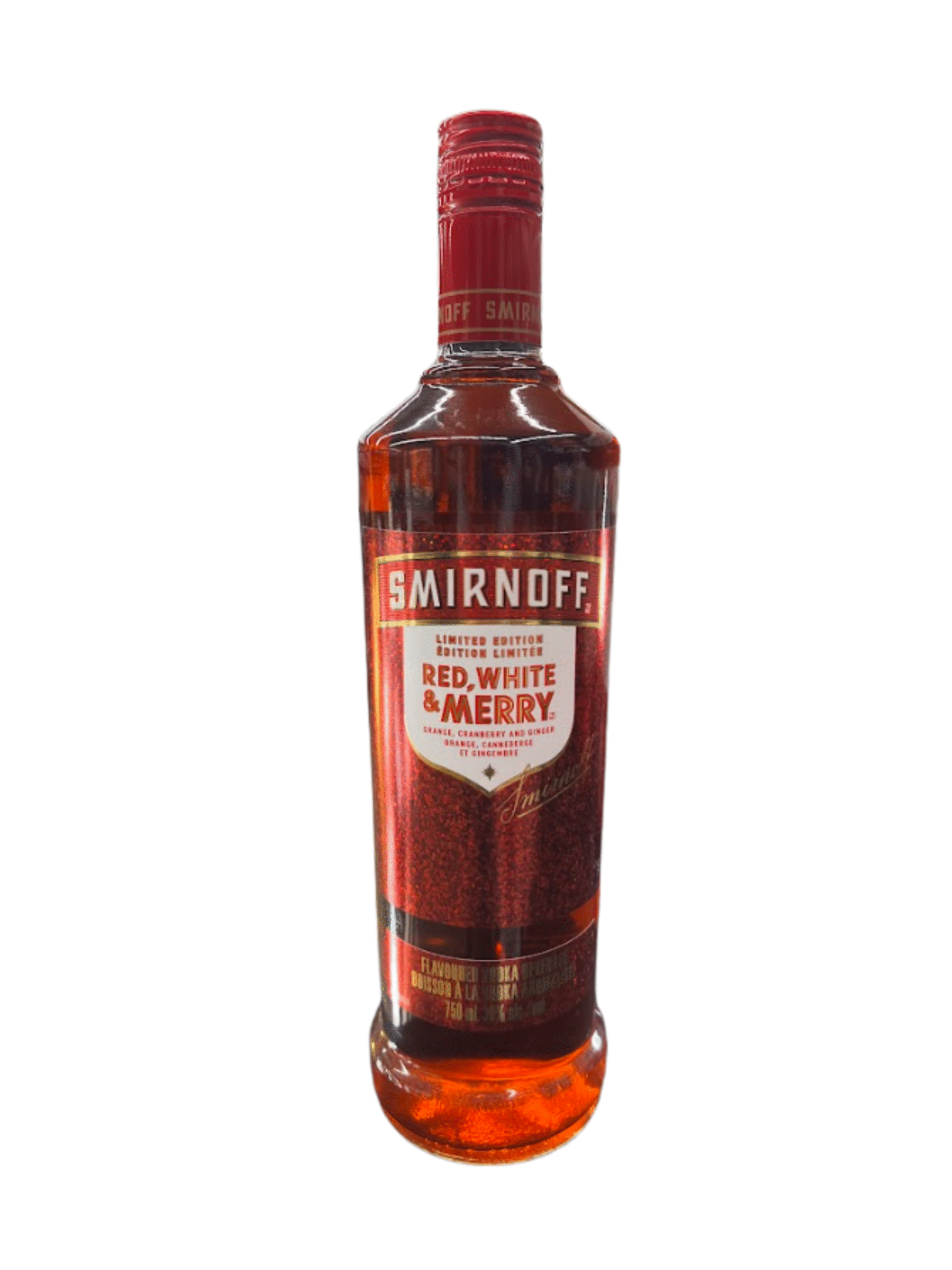 SMIRNOFF RED WHITE AND MERRY 750ML