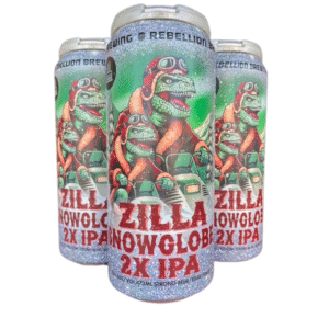 REBELLION ZILLA SNOWGLOBE 2X IPA 4C