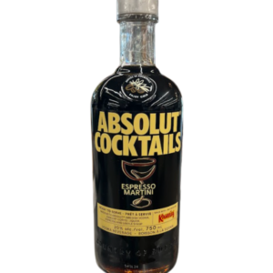 ABSOLUT ESPRESSO MARTINI 750ML