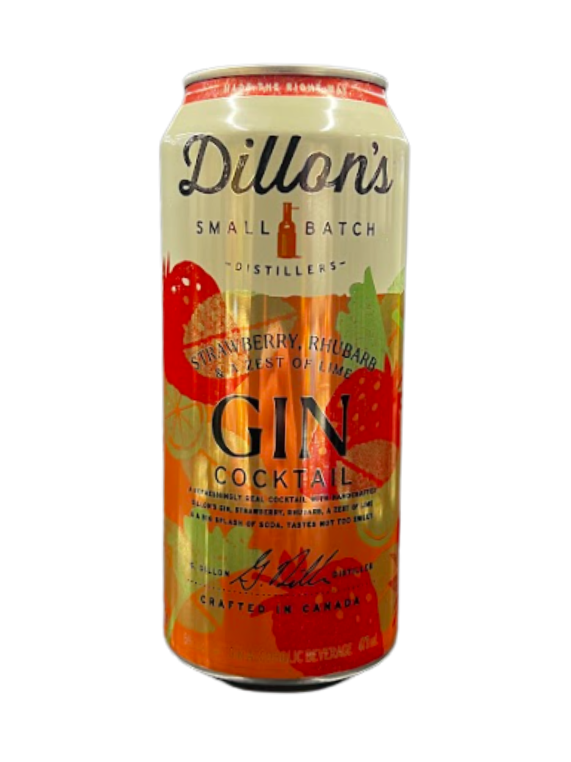 DILLON'S GIN STRAWBERRY RHUBARB 1C