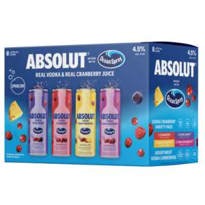 ABSOLUT OCEAN SPRAY VP COCKTAILS 8C