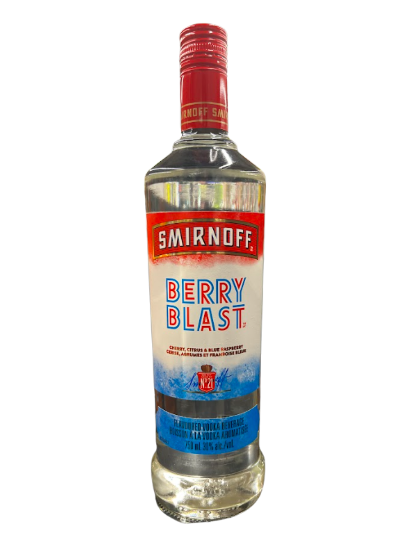 SMIRNOFF BERRY BLAST VODKA 750ML