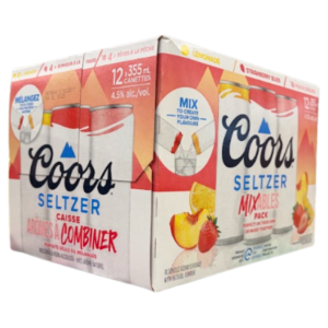 COORS SELTZER MIXABLES 12C