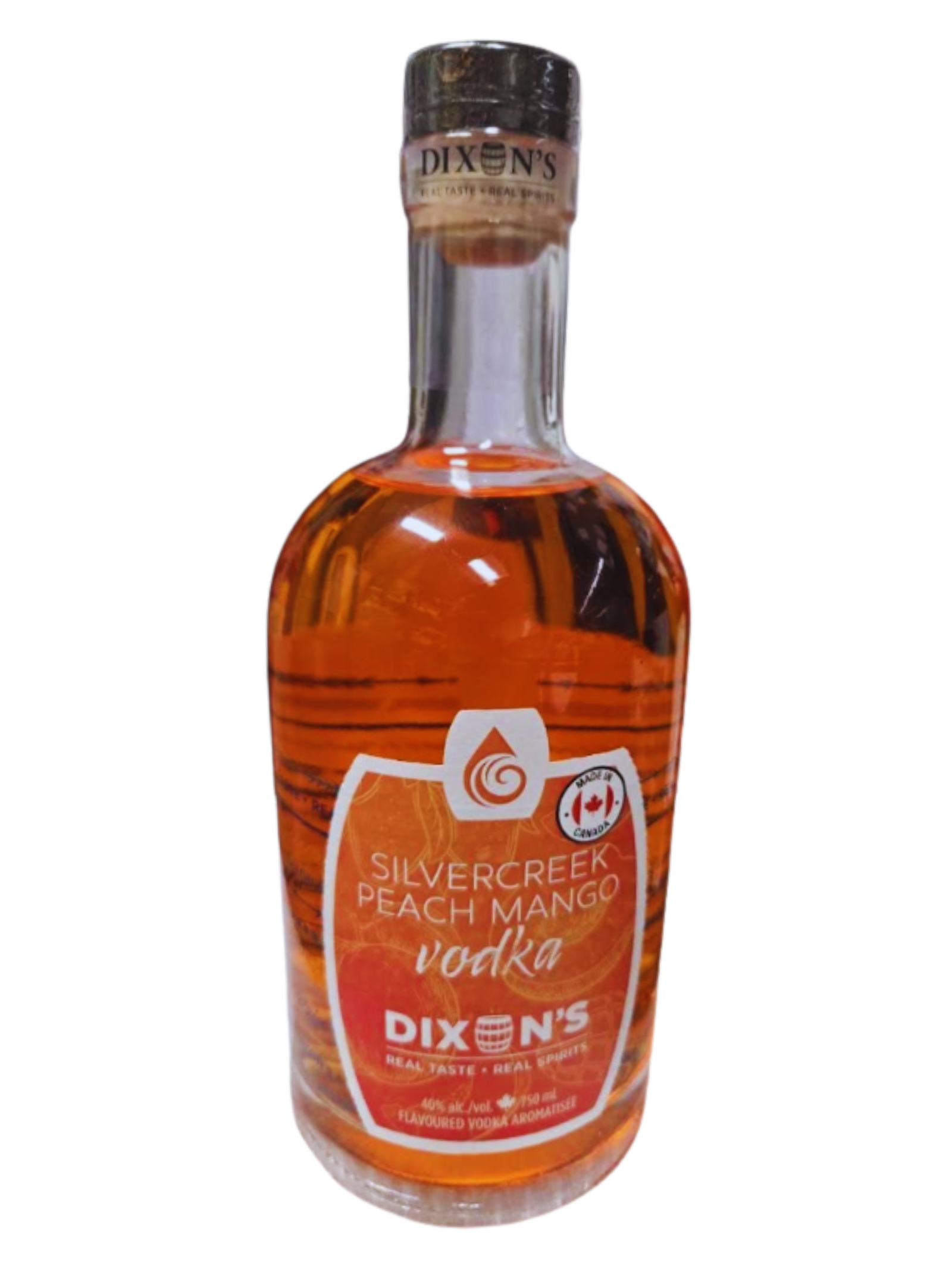DIXONS PEACH MANGO VODKA 750ML
