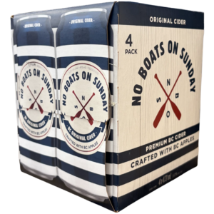 NO BOATS ON SUNDAY ORIGINAL CIDER 4C
